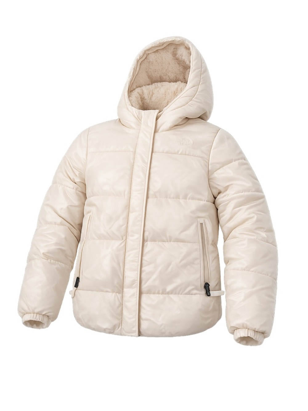 North Face Girls' Down Fleece-Lined Parka Medium 10
